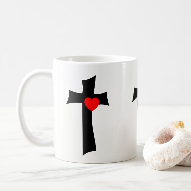 Tazas del Día de San Valentín Tazas (Con donut)