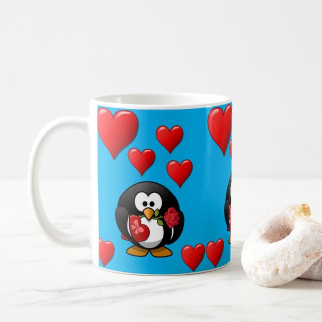 Tazas del Día de San Valentín Tazas (Con donut)