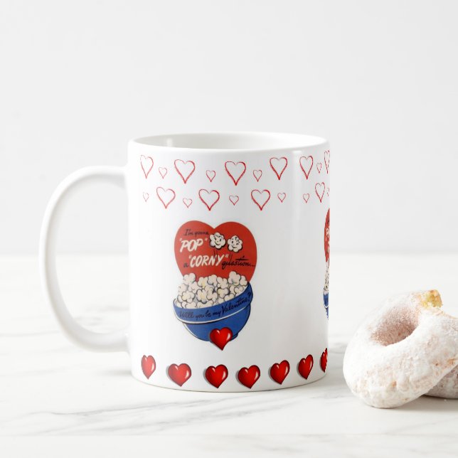 Tazas del Día de San Valentín Tazas (Con donut)