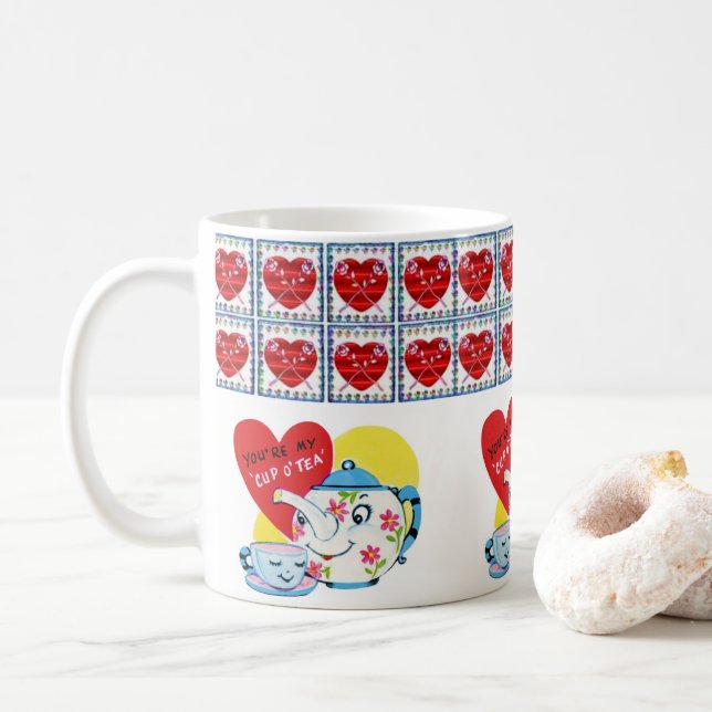 Tazas del Día de San Valentín Tazas (Con donut)