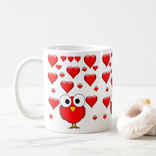 Tazas del Día de San Valentín Tazas (Con donut)