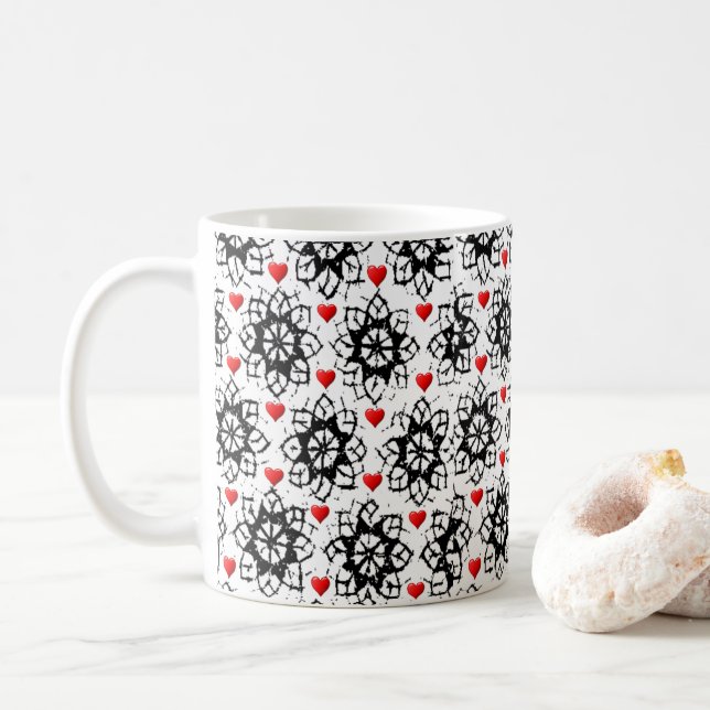 Tazas del Día de San Valentín Tazas (Con donut)
