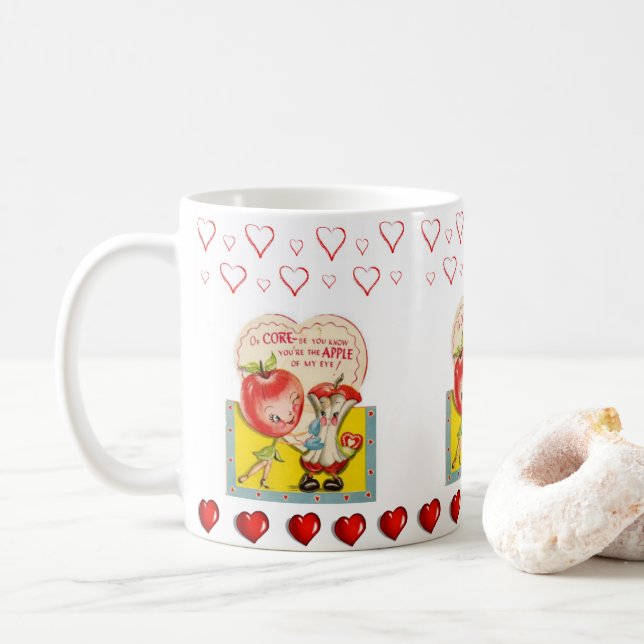 Tazas del Día de San Valentín Tazas (Con donut)