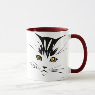 Tazas del diseño del arte del gato