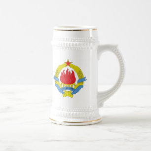 Tazas del escudo de armas de Yugoslavia 1963) (