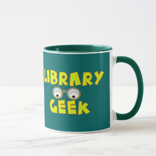 Tazas del friki de la biblioteca