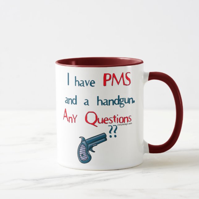 Tazas del humor de PMS (Derecha)