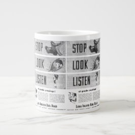 Tazas del jumbo de la seguridad del ferrocarril de