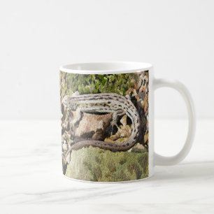 Tazas del lagarto de arena