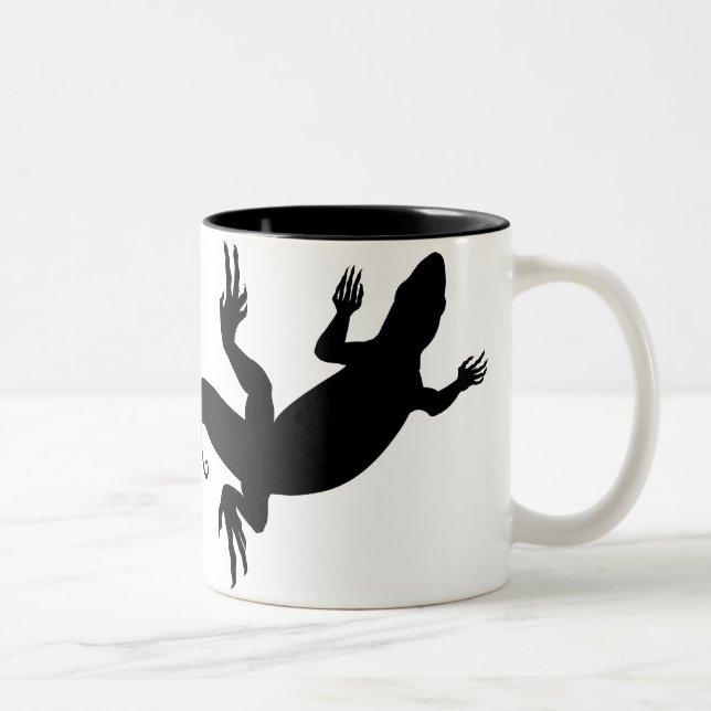 Tazas del lagarto del reptil de Guay de la taza de (Derecha)