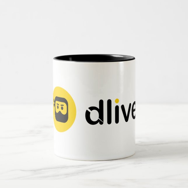 Tazas del logotipo de DLive (Centro)