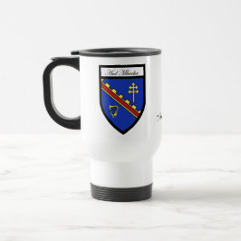 Tazas del mapa y del escudo de Armagh del condado