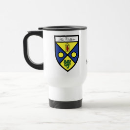 Tazas del mapa y del escudo de Cavan del condado