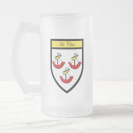Tazas del mapa y del escudo de Clare del condado