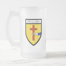 Tazas del mapa y del escudo de Donegal del condado