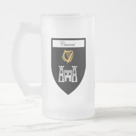 Tazas del mapa y del escudo de Kerry del condado