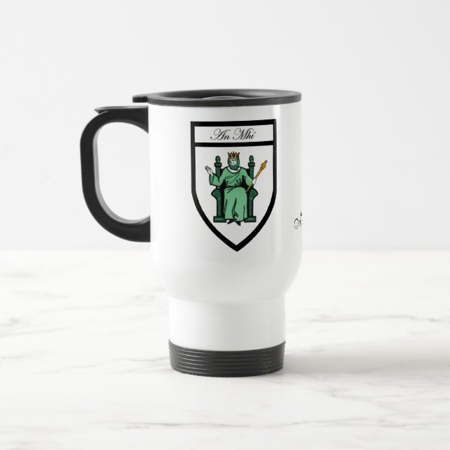 Tazas del mapa y del escudo de Meath del condado (Izquierda)
