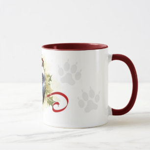Tazas del navidad del lobo