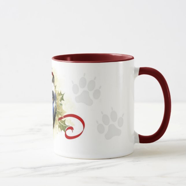 Tazas del navidad del lobo (Derecha)