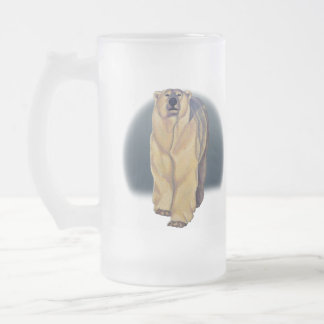 Tazas del oso del arte de la fauna del vidrio de