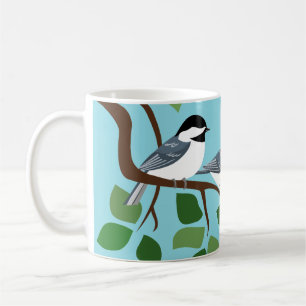 Tazas del pájaro del Chickadee