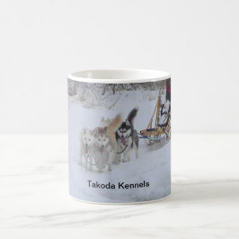 Tazas del perro de las perreras de Takoda