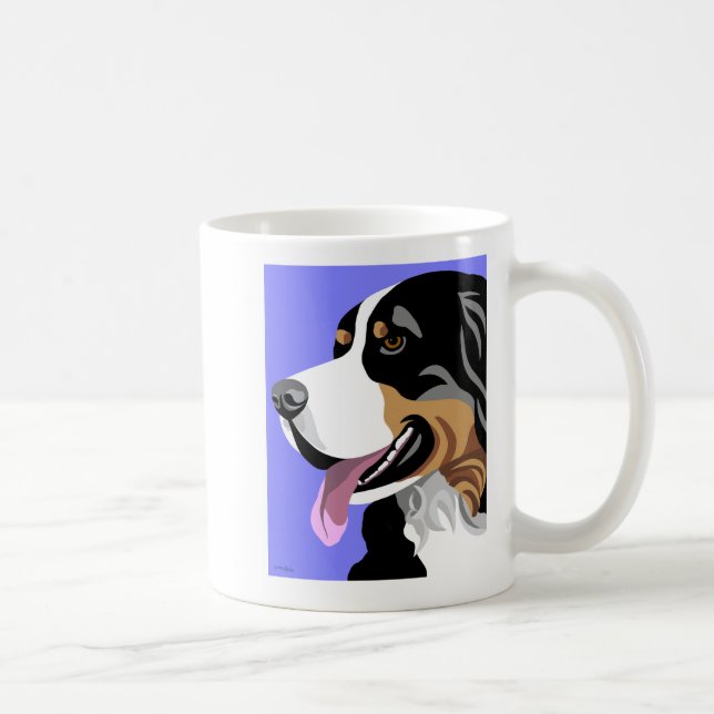 Tazas del perro de montaña de Bernese (Derecha)
