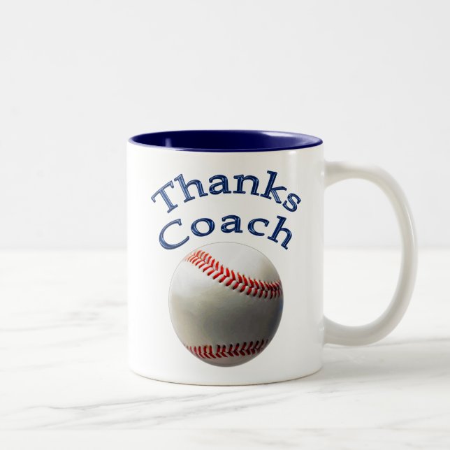 Tazas del regalo del entrenador de béisbol de las (Derecha)