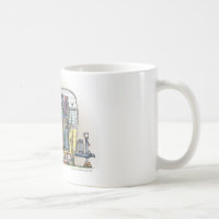 Tazas del remolque de campista de Shasta rv