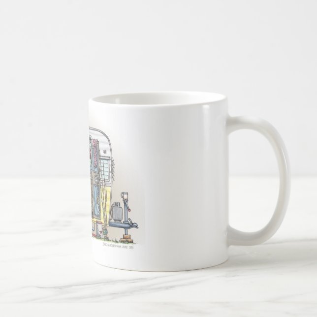 Tazas del remolque de campista de Shasta rv (Derecha)