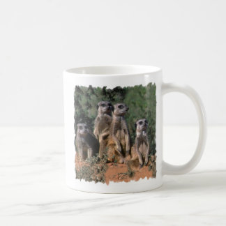 Tazas del RETRATO de la FAMILIA de MEERKAT