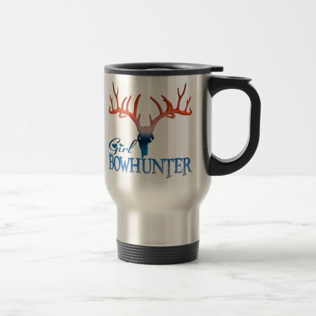 Tazas del viaje de los CIERVOS del CHICA BOWHUNTER (Derecha)