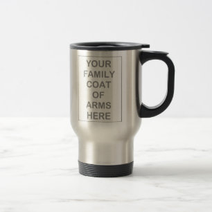 Tazas del viaje del escudo de armas