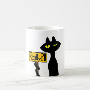 Tazas divertidas Bad Boogie - El Gato- " ¿De verda