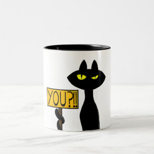 Tazas divertidas Bad Boogie -El Gato- "¿Tú?!!"