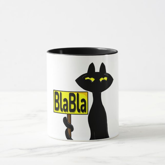 Tazas divertidas Bad Boogie - Letrero BlaBla (Centro)