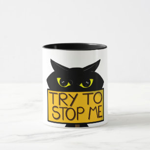 Tazas divertidas 'Bad Boogie -The Cat-' "Try To"