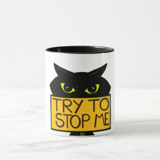 Tazas divertidas 'Bad Boogie -The Cat-' "Try To"