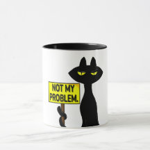 Tazas divertidas de Bad Boogie: letrero de No es m