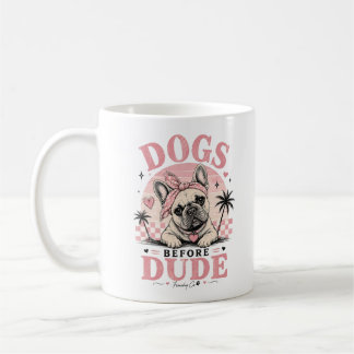 Tazas divertidas de perros antes de tipos Bulldog