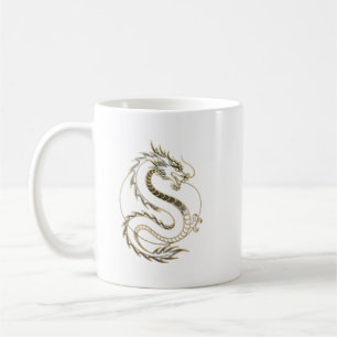 Tazas Dragón de Oro de Asia