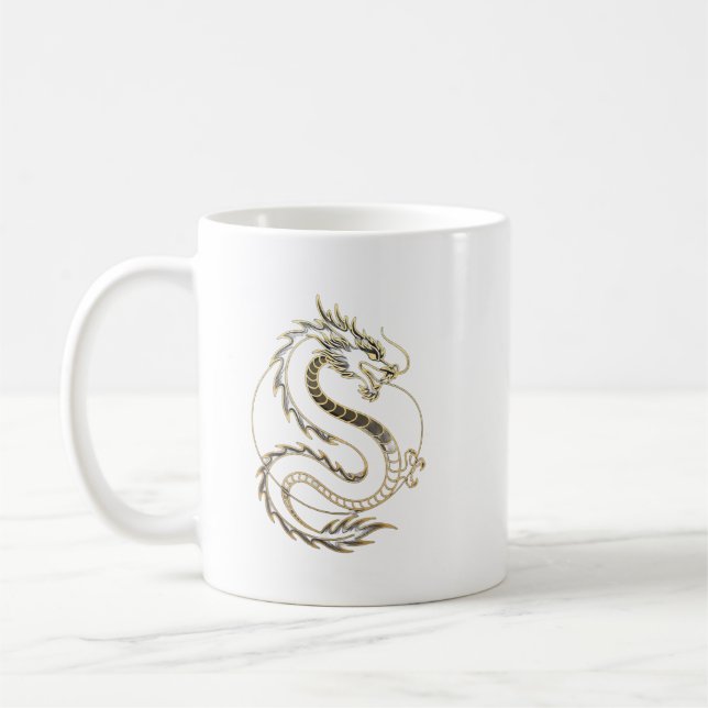 Tazas Dragón de Oro de Asia (Izquierda)