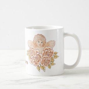 Tazas encantadoras del ángel querubín