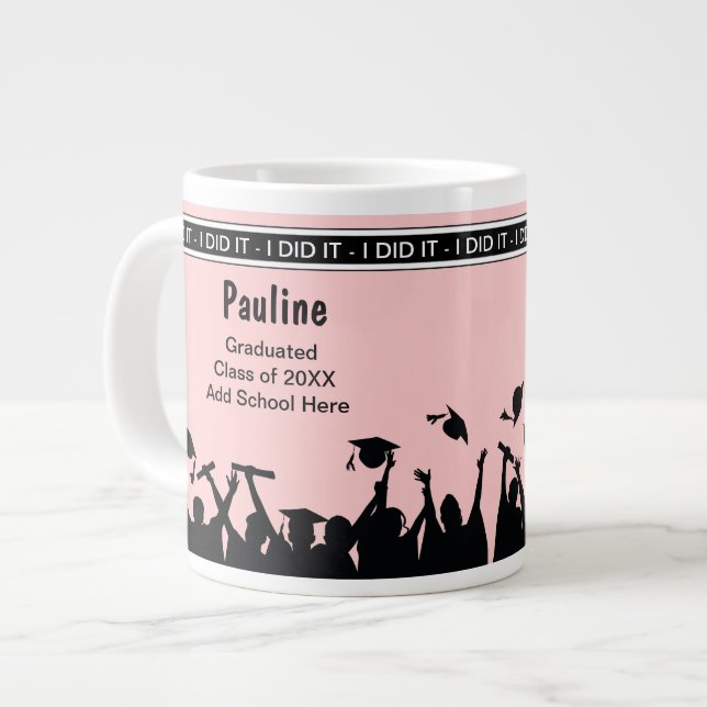 Tazas enormes de la celebración de la graduación (Izquierda)