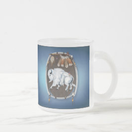 Tazas Escudo-azules del búfalo blanco