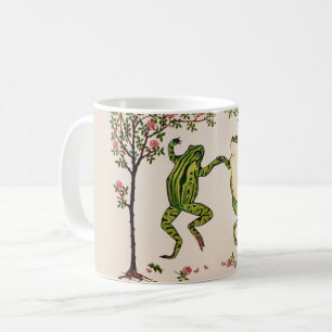 Tazas Felices de Ranas Bailarinas