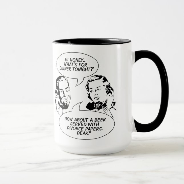 Tazas feministas retras del humor (Derecha)