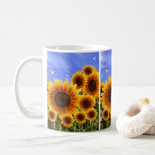tazas girasoles