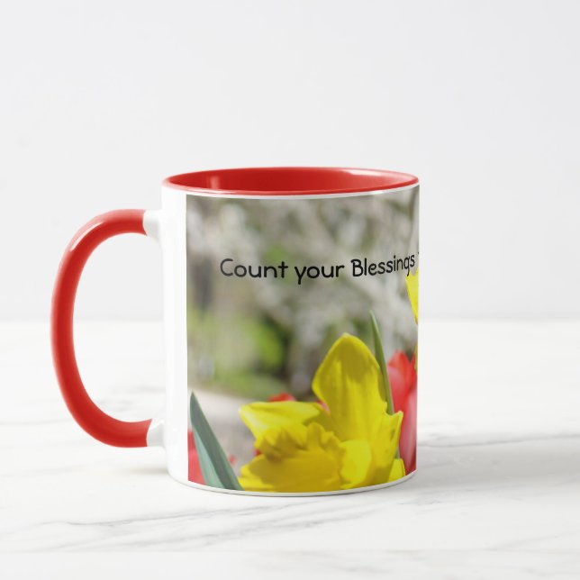 Tazas inspiradoras ¡Cuenta tus Bendiciones dos vec (Izquierda)