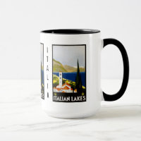 Tazas italianas del personalizado de Italia de los